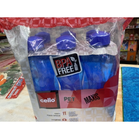 Cello bottle set: 6 pcs