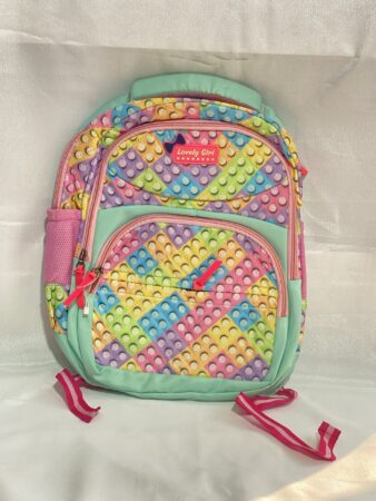 School bag lovely girl