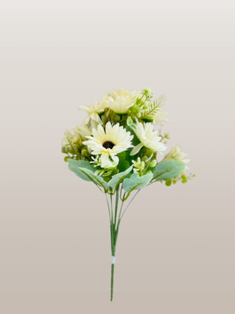 Premium White Artificial Daisy Flower Bunch