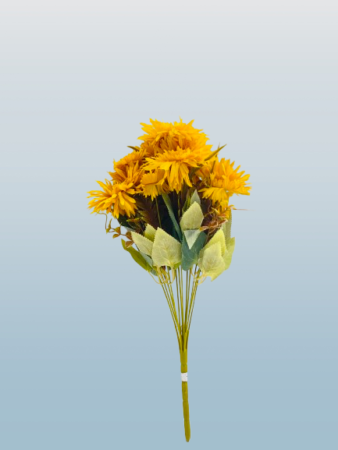 Bright Yellow Artificial Flower Bunch (Sunshine Collection)